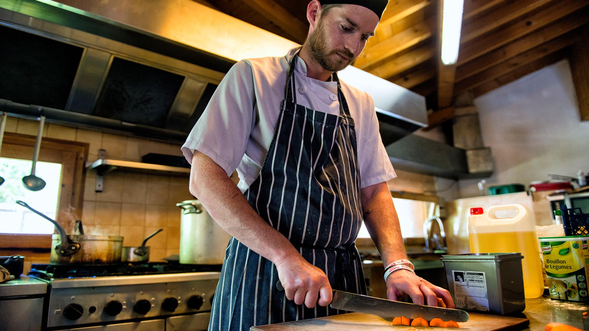 Chef Preparing Evening meal